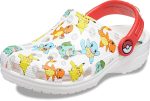 Crocs Classic Pokemon Clog T Zuecos Unisex Niños, Blanco y Multicolor, 20 21 EU For Discount