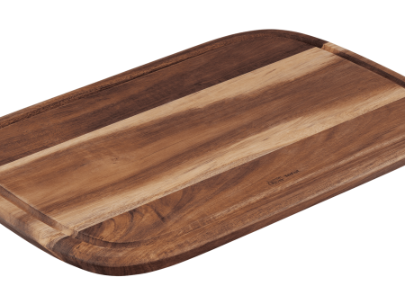 Jamie Oliver by Tefal Wooden Acacia Board - Medium (37.4 x 25 x 2.2cm) Supply