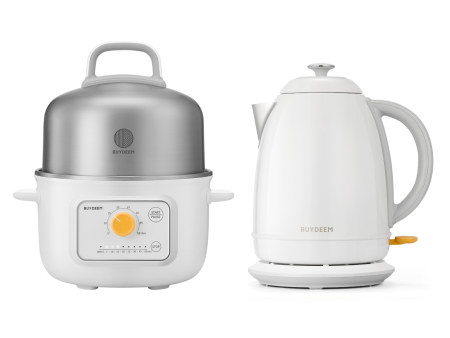 G32 Mini Electric Food Steamer with K640 Kettle - Bundle Offer Online Hot Sale