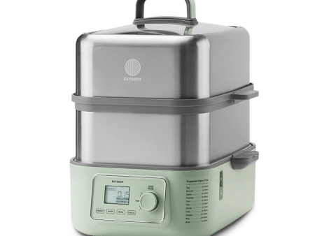 G67 Two-Tier Electric Food Steamer, 14QT For Sale