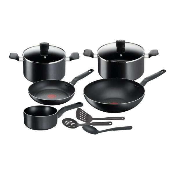 Tefal Super Cook Non-Stick 5pc Set with Utensils For Cheap