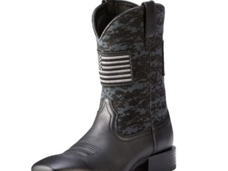 Ariat Men s Sport Patriot Western Boot, Deer tan Black camo Print, 48 Supply