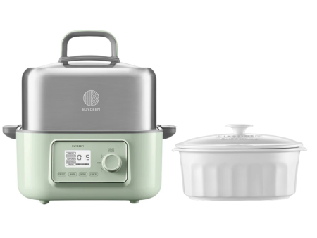 G67 Electric Food Steamer with Ceramic Cocotte - Bundle Offer Cheap