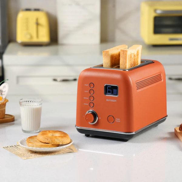 Automatic Digital 2-slice Toaster & Tea Infuser Thermos Bottle - Bundle Offer Discount