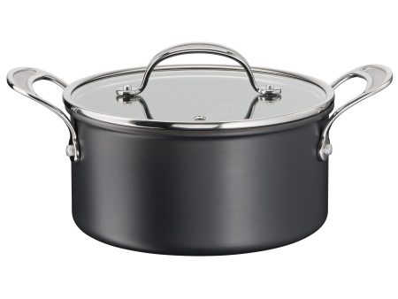 Jamie Oliver by Tefal Cooks Classic Non-Stick Induction Hard Anodised Stewpot + Lid 24cm 5L For Cheap