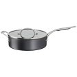 Jamie Oliver by Tefal Cooks Classic Non-Stick Induction Hard Anodised Sautepan + Lid 26cm Cheap