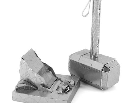 Metal Earth Puzzle 3D Mjolnir Martillo De Thor . Rompecabezas De Metal De Marvel. Maquetas Para Construir Para Adultos Nivel Moderado De 7.5 X 4.5 X 7.8 Cm Fashion