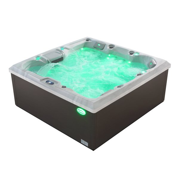 Luxury Freestanding 6-Person Square Outdoor Hot Tub Online