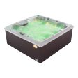 Luxury Freestanding 6-Person Square Outdoor Hot Tub Online