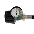 Empava 5 Feet Propane Adapter Hose 1 lb to 20 lb with Upgraded Gauge EMPV-50EH47 Supply