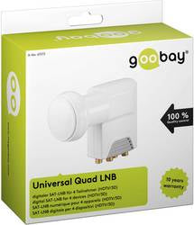 Twin Quad Octo LNB Goobay Universal LNB  Sat LNB 40 mm gold Hot on Sale