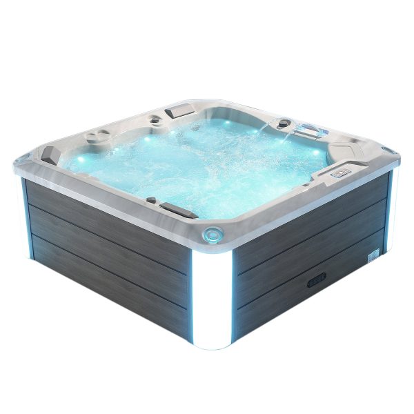 Luxury Freestanding 5-Person Square Outdoor Hot Tub Online Hot Sale