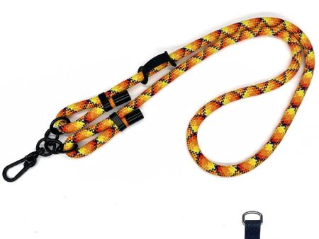 10mm Thick Polyester Rope Adjustable Neck   Shoulder Lanyard Anti-lost Phone Crossbody Carrying Strap Online Sale