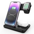 Z5A 3-in-1 Cell Phone Wireless Charger Headset Smart Watch Multifunctional Charging Stand, No CE For Discount